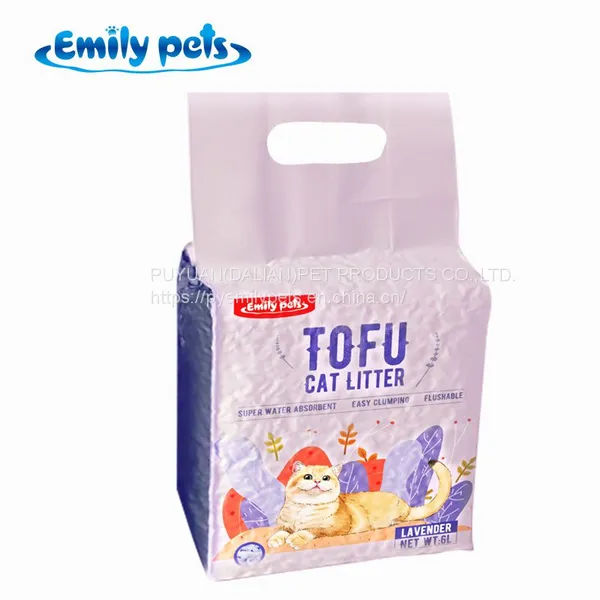 Clumping Tofu Cat Litter 100% Natural for Cats China Wholesale photo-3