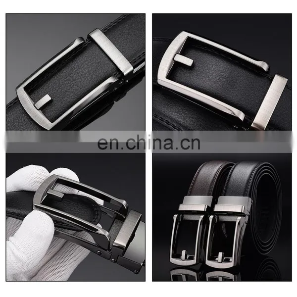 High Quality Custom Logo Engraved Deboss Metal Men Leather Pin Clip Buckle For Belts Wholesale photo-5