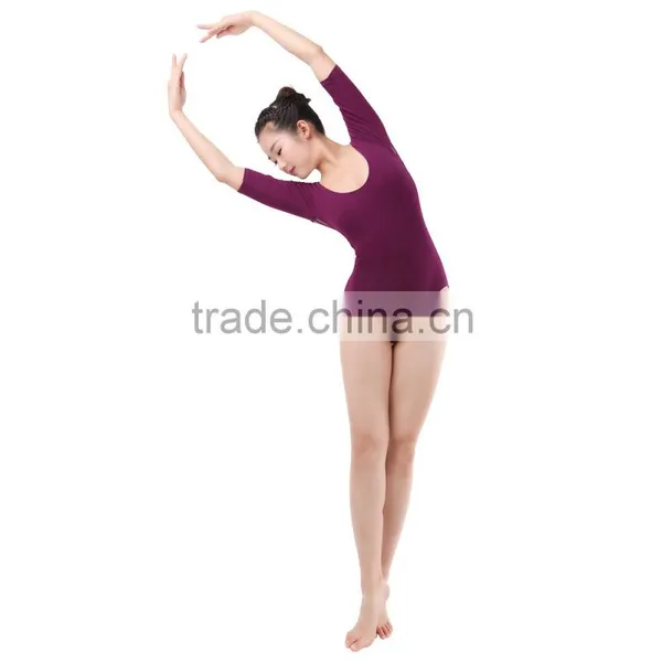 Dansgirl Short Sleeve Sexy Lace Open Back Women Ballet and Gymnastics Leotard photo-4