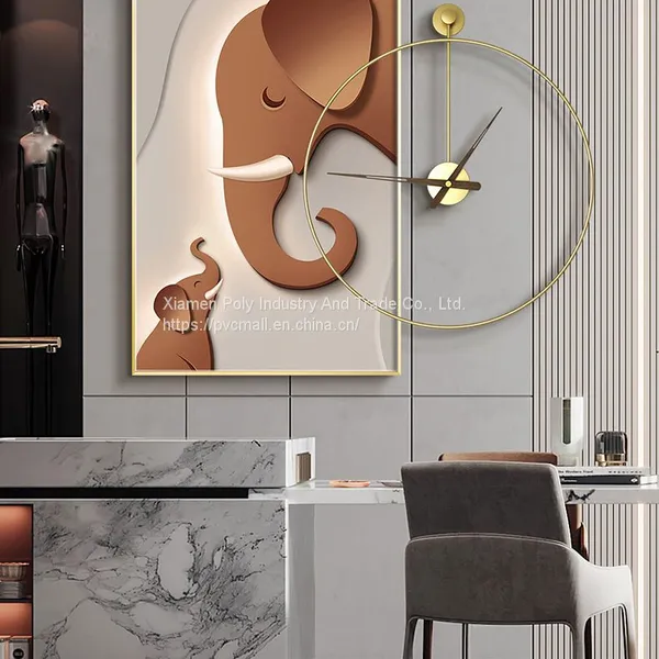 Deco Crystal Luxury Wall Clock Modern Home Decor