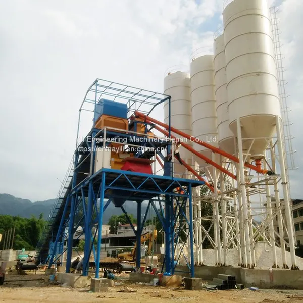 Hzs120 Cement Mixing Concrete Batching Plant Fixed Concrete Mixer Plant for Sale photo-4
