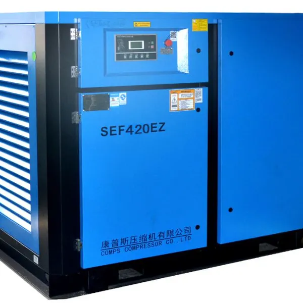 Rotary Oil Less Silent Industrial 8Bar 10Bar 13Bar 37Kw 75Kw 22Kw 15Kw 11Kw 7.5Kw Screw Air Compressor photo-4