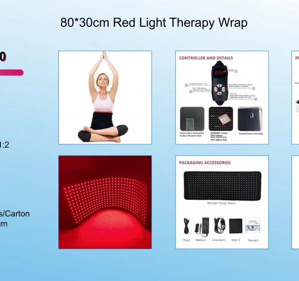 Newest Led Therapy Light Pad Wraps Therapy Beds for Full Body Half Body Healthcare and Wellness photo-3