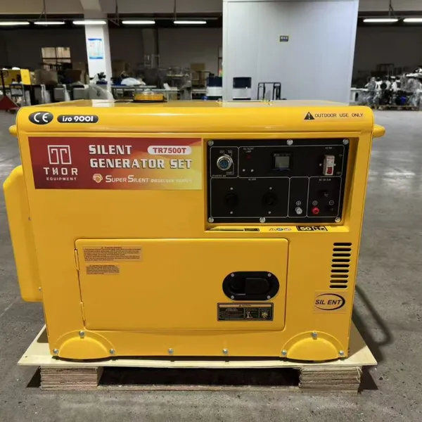 Hot Sale Super Silent Ac Power Single Phase 4.5KW 5KW Diesel Generator for Home photo-2
