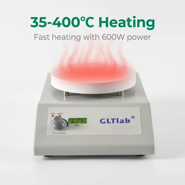 Digital 6'' Heating Plate With Ceramic Coated Aluminum Top Plate