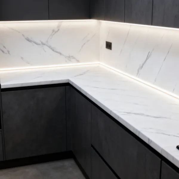 High-quality Marble PVC Furniture Films Self-Adhesive Interior Modern Design Decorative Film photo-2