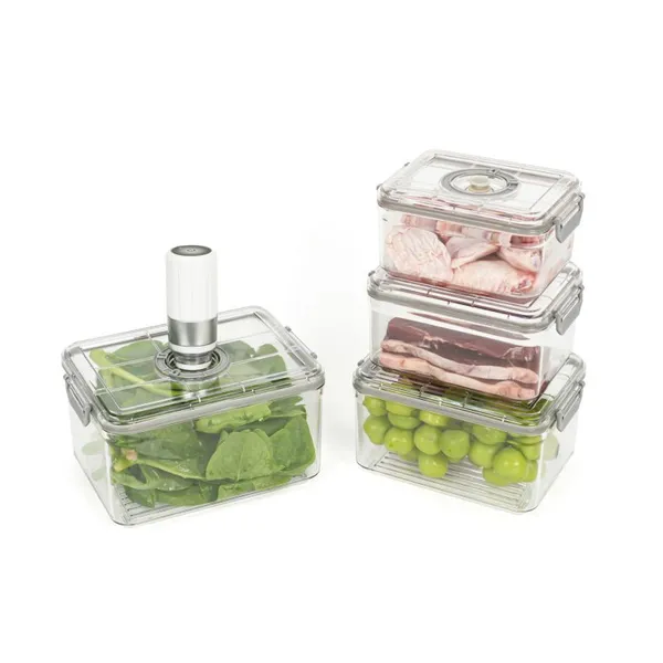 Premium Vacuum Food Storage Container Handheld Vacuum Sealer Pump for Reusable Vacuum Zipper Bags (VSC2216) photo-2