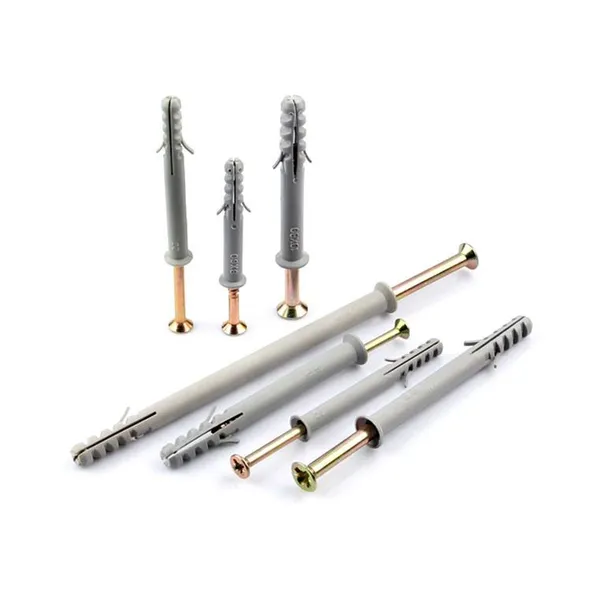 Wholesale Price Rawl Plugs Anti-rotation PE Material for Drywall Strong Loading 50mm Length Full Sizes Available photo-2