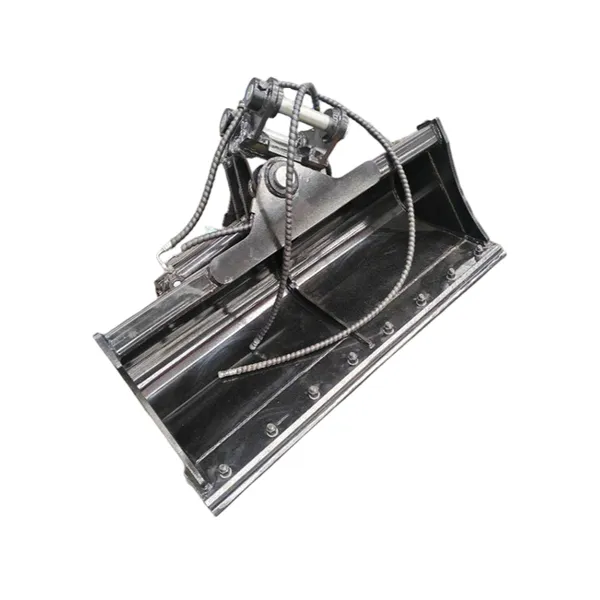 Wholesale Excavator Tilt Bucket 3 Ton Hydraulic Angle Ditching Bucket OEM Custom Factory CE ISO photo-2