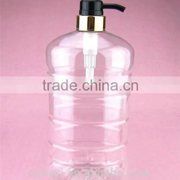 18oz 505ml Clear Body Shaped Plastic Detergent Bottle Empty for Sale