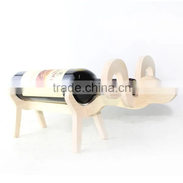Wholesale Pine Wooden Animal Wine Rack,Fancy Wine Rack photo-2