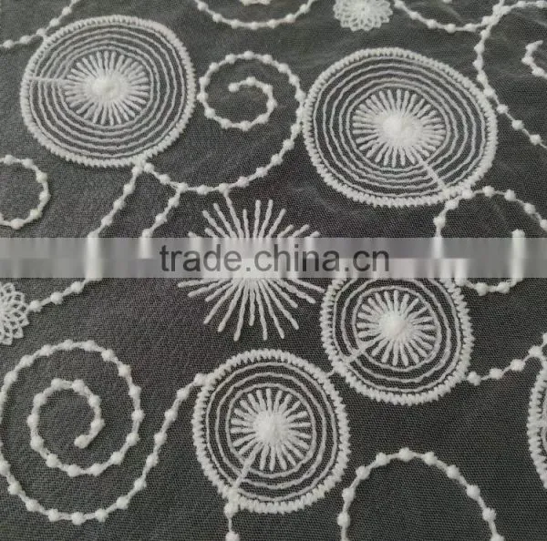 2016 New Arrivals Premium Swiss Voile Lace Heavy Fabric 100% Cotton Lace, Wedding Dress Red.black photo-2