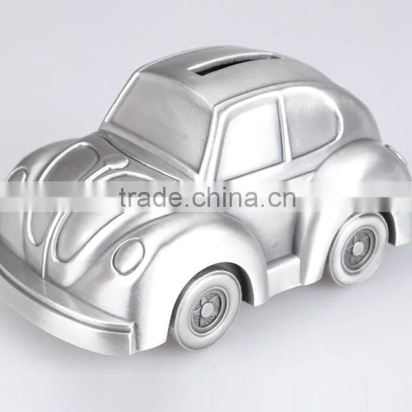 Factory Sale Zinc Alloy Car Coin Bank