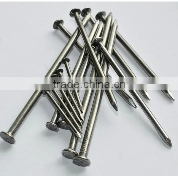Polished Flat Round Head Common Round Iron Nail photo-4