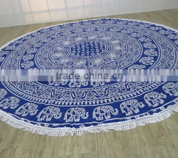 Round Towel Beach Wrap Throw Hippie Yoga Mat Indian Mandala Roundies photo-6