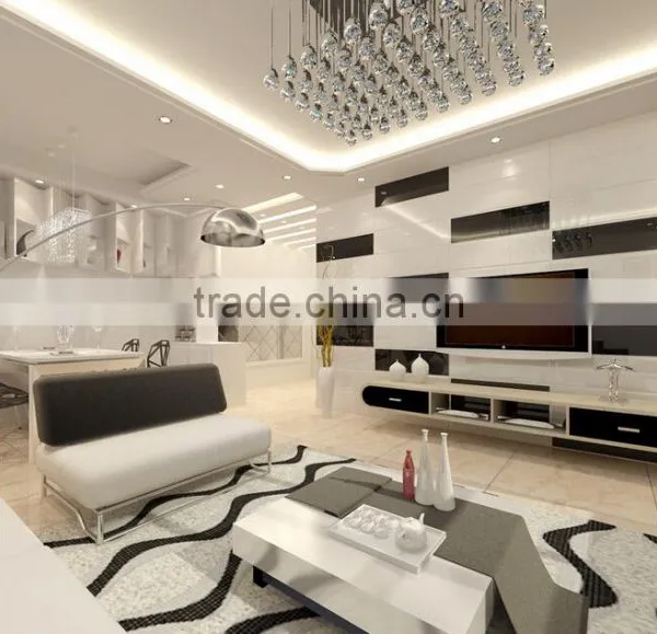 2016 Botton Price for Diamond Shaped 3D Printing Glass for tv Background Wall photo-5