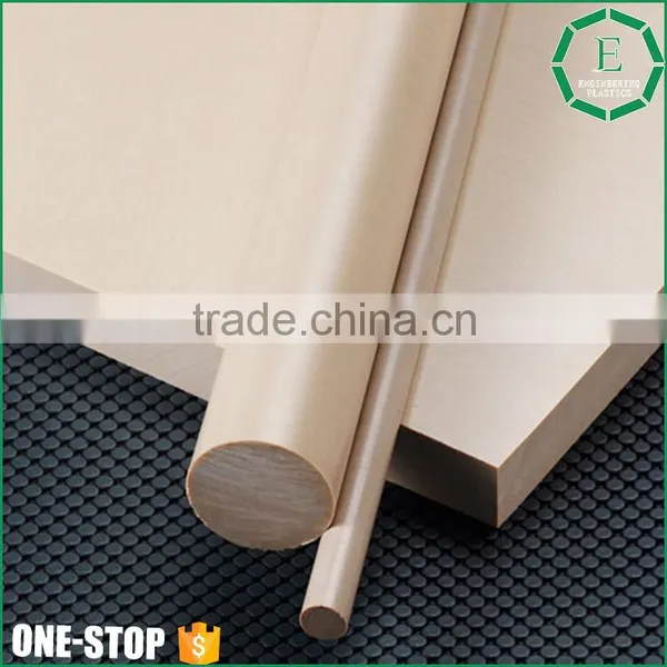 Customized Engineering Natural Soild Durable Plastic PEEK-HPV Ketron PEEK Rod Bar photo-4