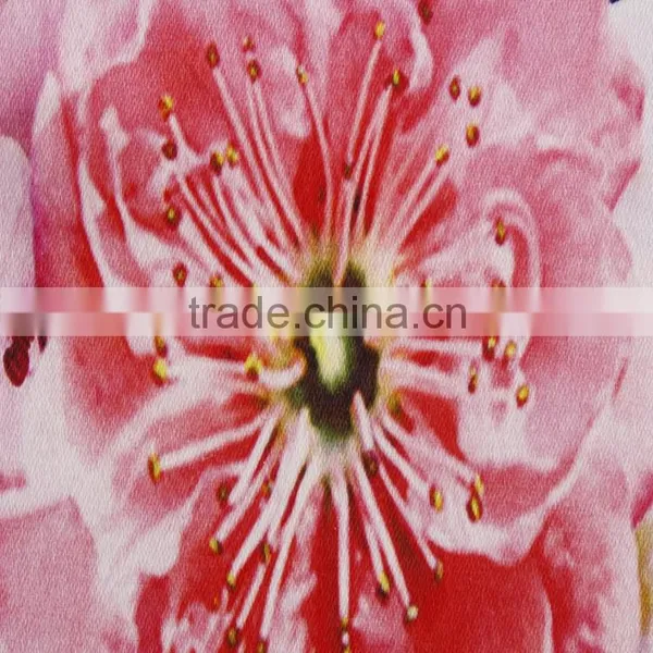 Woven Textiles 100% Cotton Canvas Fabric Printed With Beautiful Flowers photo-2