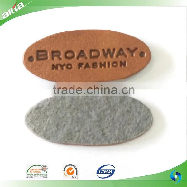 Jeans Leather Patch Labels/embossed Leather Patch/pu Leather Patches for Jeans photo-4