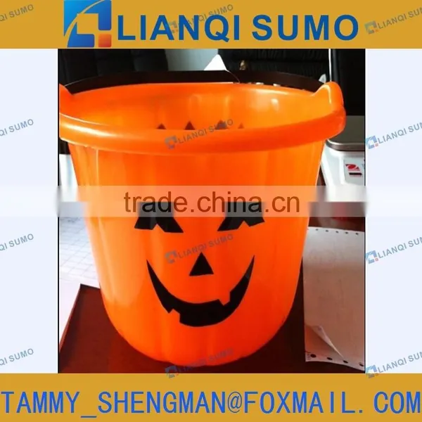 Halloween Plastic Pumpkin Bucket