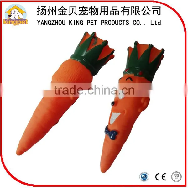 Customized Design Vegetable Rubber Squeaky Toy for Pets Play photo-4