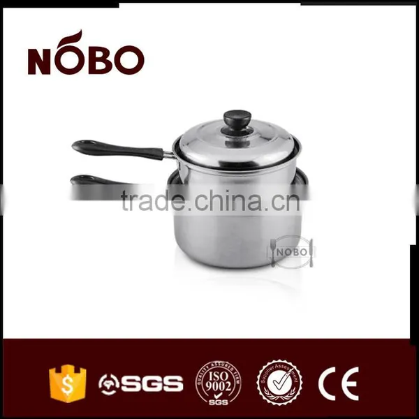 Single Handle Steel Lid Stainless Steel Milk Boiling Pot photo-4