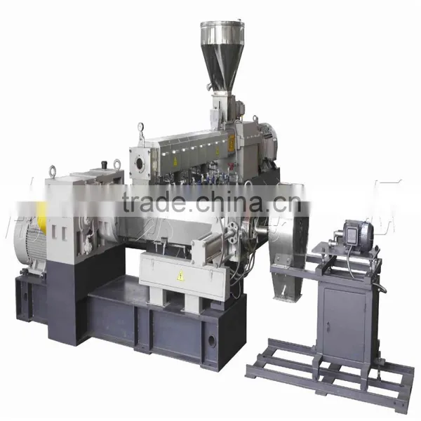 Small Two Stage Recycled HDPE Plastic Pelletizer Extruder Machine Line photo-2