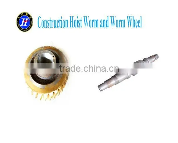 Construction Hoist Worm and Worm Wheel