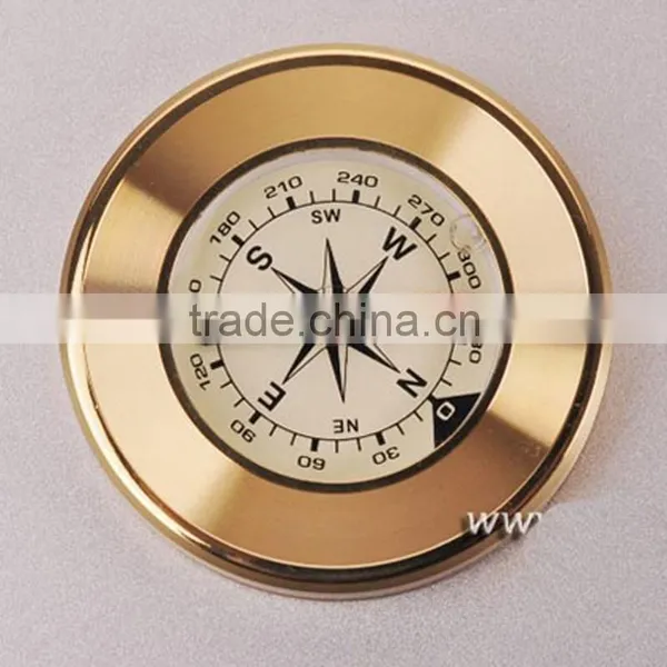 Outdoor Camping Electroplated Lensatic Compass With Night Light photo-2