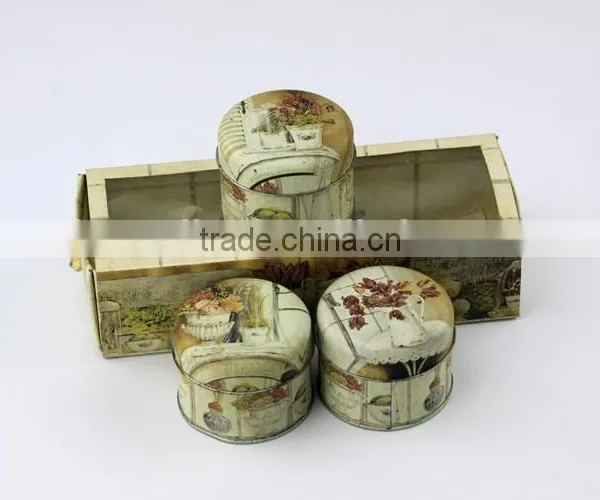 Small Candles in Tin Can Wholesale