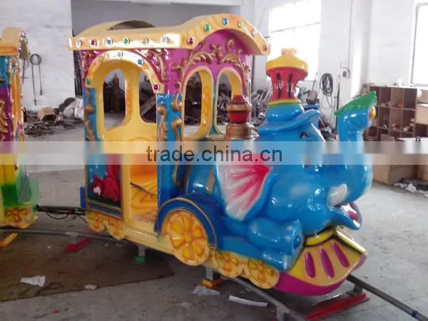 Super Supplier Amusement Park Mini Train Rides, Playground Rides Elephant Mini Train for Kids Quality Choice photo-5