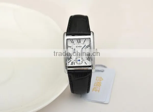 Best Selling EYKI Brand Wrist Watch Couple High Grade Leather Hand Clock Unisex photo-6