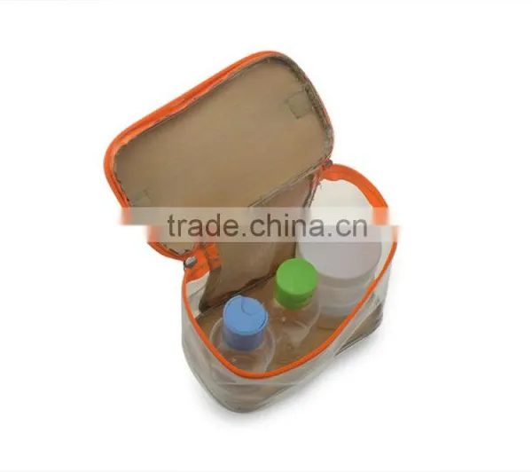 Clear PVC Cosmetic Bag With Colorful Zipper photo-6