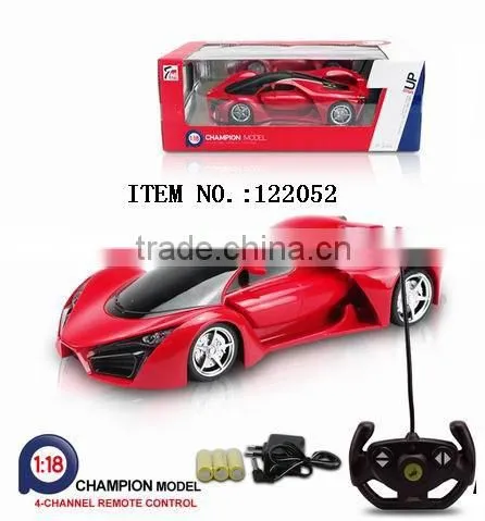Non-toxic Kids Promotion Plastic Toys 1:18 R/C Car