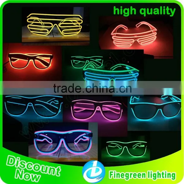 High Quality and Top Selling Ray-ban Style el Wires Glowing Glasses photo-2