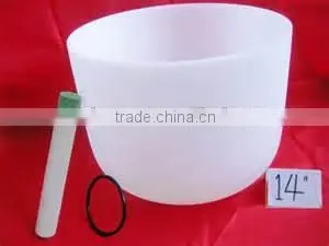 STA Top Quality Opaque Quartz Singing Bowl