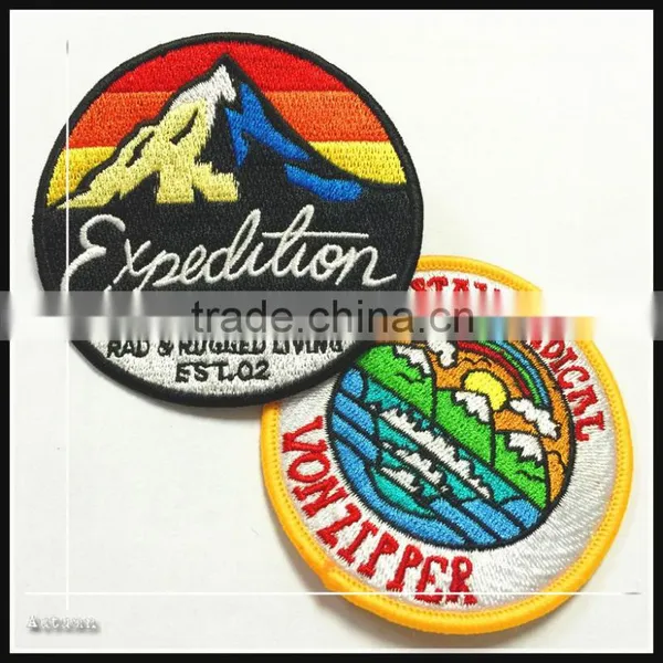 Embroidery Patches Customized Colorful 3D Logo Self-sdhesive Patches photo-3