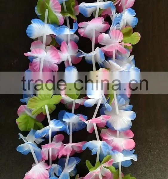 Hawaiian Leis Fashion Patry Supplier Flower Garland Hawaiian Luau Party Decoration Favor Seaside Birthday photo-6