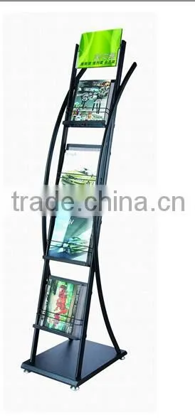 Metal Material Brochure Holder Floor Stand Quality Choice photo-2