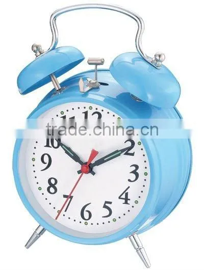 4.5 Inch Metal Case Mechanical Alarm Clock Movement, Desktop Clock photo-3