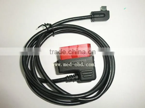 90 Degree Obd2 16pin Male Connector to Micro Usd Cable 5ft/1.5m photo-3