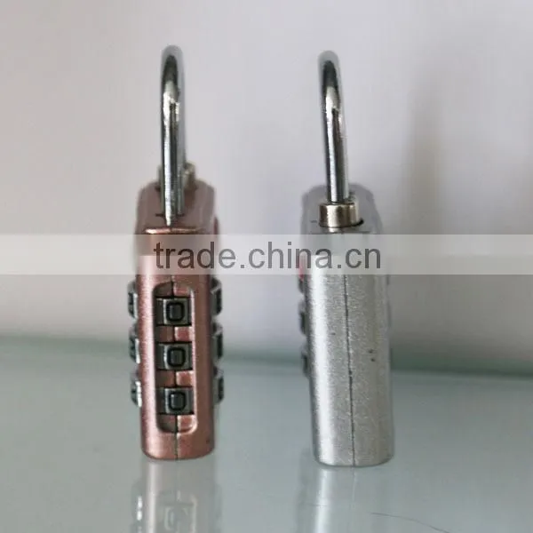 2016 TSA Padlock 3 Digital Unique Design Manufacturer Customized Design Combination TSA Lock photo-3