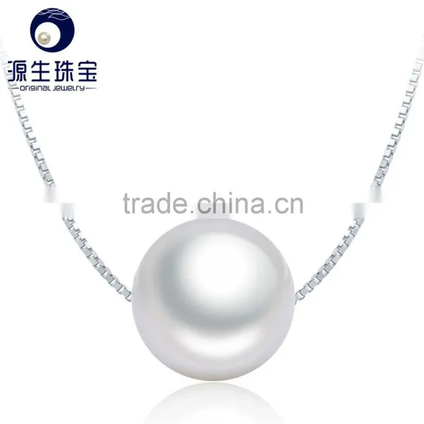 Natural Real Pearl Pendant Necklace Silver S925 Chain for Wholesale photo-6