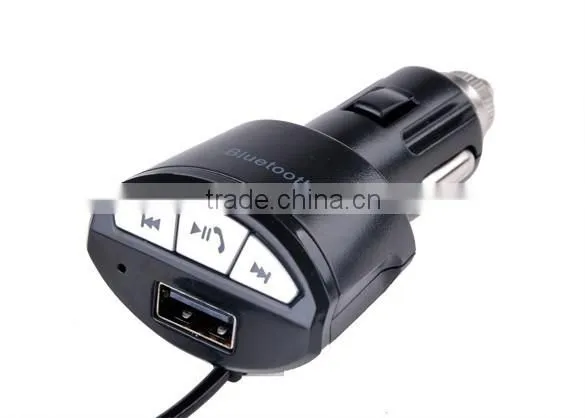Bluetooth Audio Music Receiver Usb Car Chargers For Iphone 5C 5S Sam N9000 S4 S3 AUX SV005765 photo-4