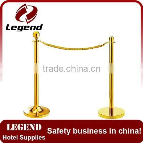 Hotel Stainless Railing Stand Crowd Control Rope Queue Barrier photo-4