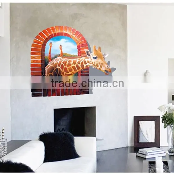 Eco-friendly Non-toxic Cartoon Removable 3D Wall Sticker For Home Decorative photo-3
