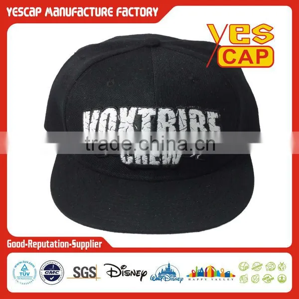 New Custom Embroidered Flat Brim Snapback Cap photo-4