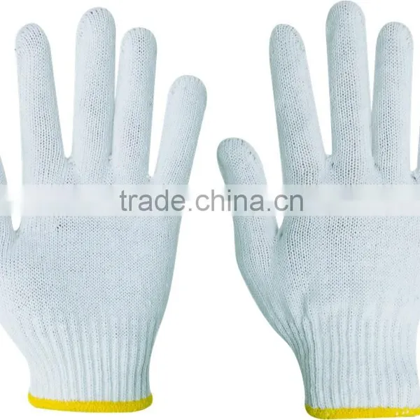 Cheap White Cotton Gloves/cotton Knitted Gloves