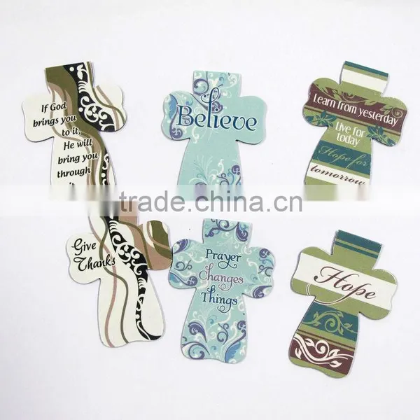 2015 OEM Small Order Book Cover Folding Magnetic Anime Bookmarks Printable photo-2