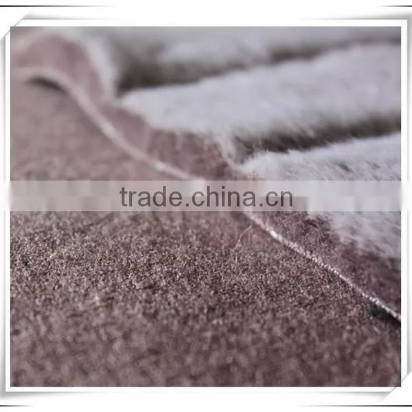 Grey Long Pile Fake Fur Fabric photo-4